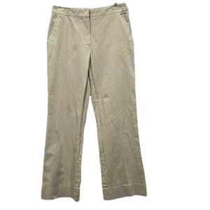 Max Mara beige zipper pants side pockets made in Italy size 4